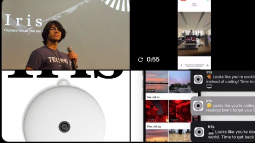 'Iris' not only captures photos of "your infinite memory of your life",