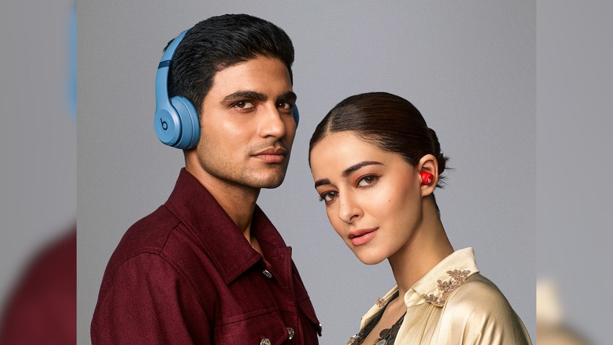 Ananya Pandey and Shubhman Gill in a campaign. (Image Credits: Beats)