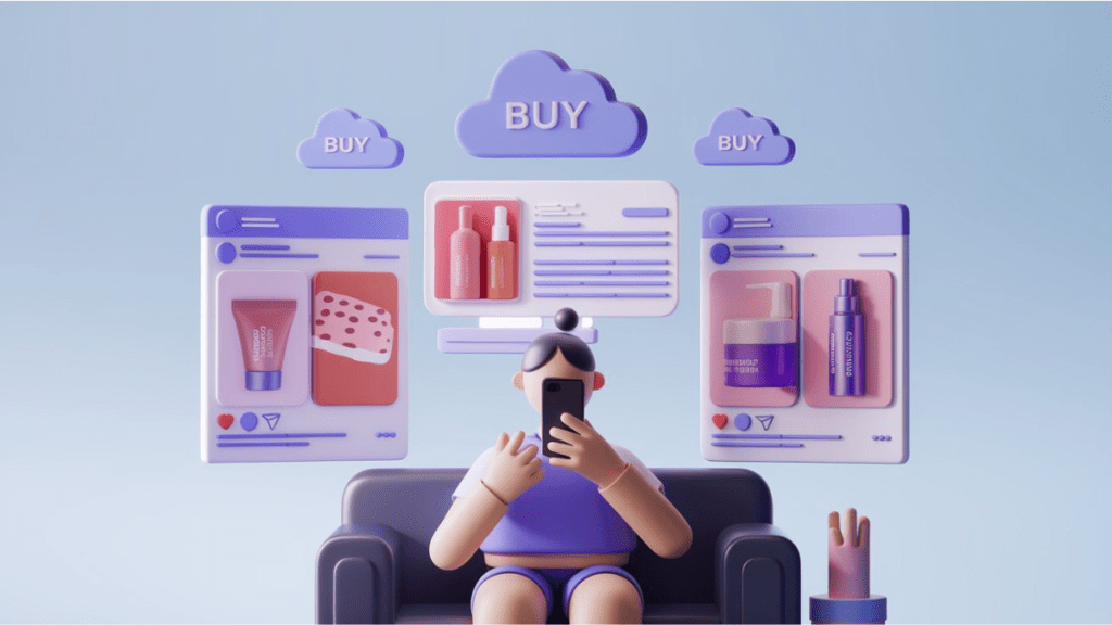 Social commerce is set to reach a 25% penetration rate in 2024, indicating that one in four potential customers use social media to shop, according to a report by Hostinger Tutorials. (This is an AI-Generated image with Ideogram) Social commerce is set to reach a 25% penetration rate in 2024, indicating that one in four potential customers use social media to shop, according to a report by Hostinger Tutorials. (This is an AI-Generated image with Ideogram)