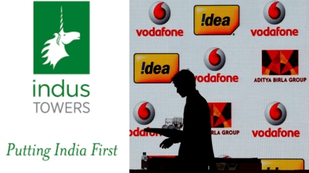 Indus Tower and Vodafone Idea Share Price today