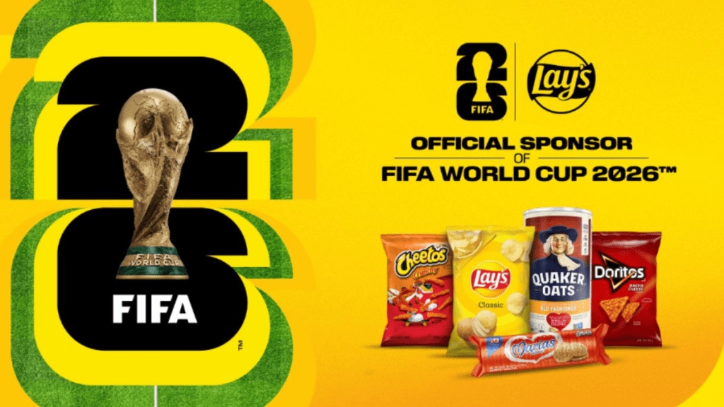 As the official sponsor, Lay’s and its family of brands—including Doritos, Cheetos, Tostitos, Ruffles, Cracker Jack, PopCorners, Quaker, and Gamesa—are set to bring fans closer to the game than ever before through unique experiences, exclusive merchandise, interactive consumer activations, and more. (Image Credit: Ramon Laguarta's LinkedIn) As the official sponsor, Lay’s and its family of brands—including Doritos, Cheetos, Tostitos, Ruffles, Cracker Jack, PopCorners, Quaker, and Gamesa—are set to bring fans closer to the game than ever before through unique experiences, exclusive merchandise, interactive consumer activations, and more. (Image Credit: Ramon Laguarta's LinkedIn)