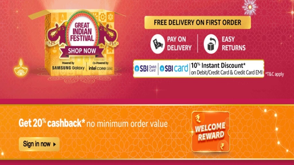 Amazon Great Indian Festival sale: 8,000 sellers surpass Rs 1 lakh in sales during first two days