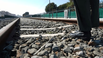 Freight train derailment
