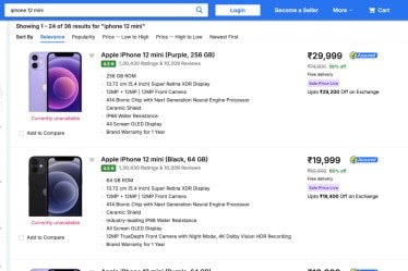 iPhone 12 Mini sale Flipkart