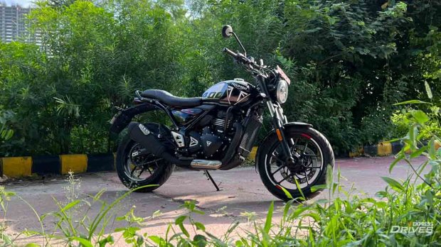 The biggest change is the suspension system, which is a telescopic unit instead of a USD unit found in the Sped 400.