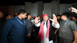 Akhilesh Yadav derides UP BJP for barring entrance at Lucknow's JP Narayan Centre with tin sheets