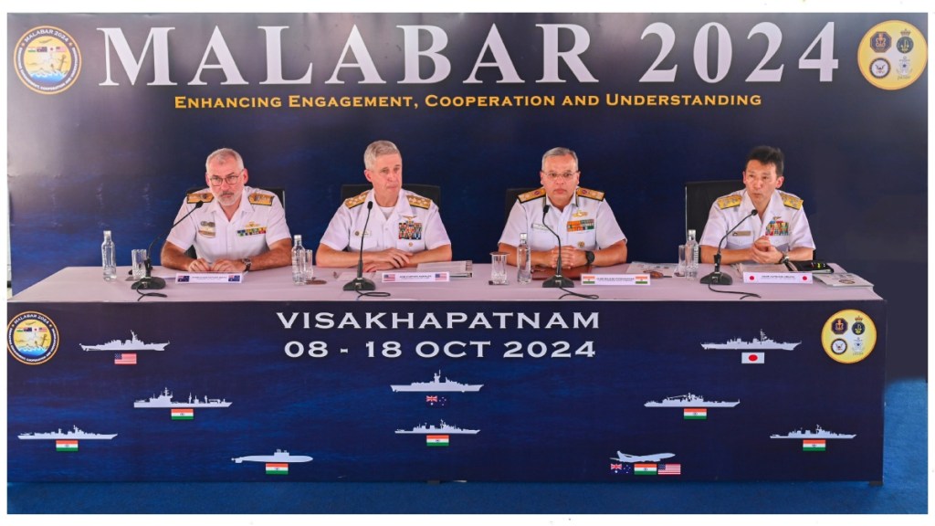 Annual Exercise Malabar QUAD nations 2024