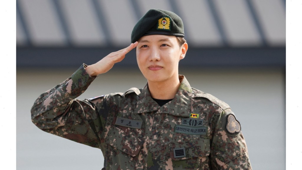 BTS star J-Hope returns home