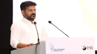 Telangana Chief Revanth Reddy at ISB leadership summit.