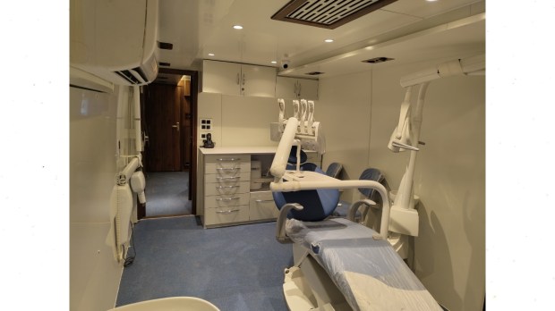 Dental Station in Dental clinic on Wheels