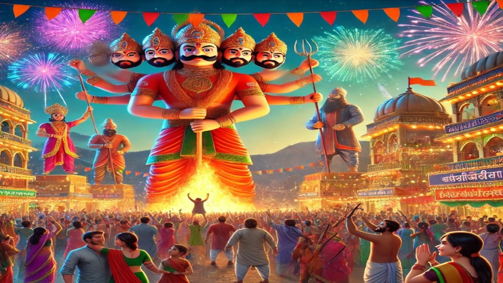 Dussehra 2024 Date: Dashami begins: October 12, 2024, at 10:58 AM and Dashami ends: October 13, 2024, at 09:08 AM. (This is an AI image generated with Chat GPT)