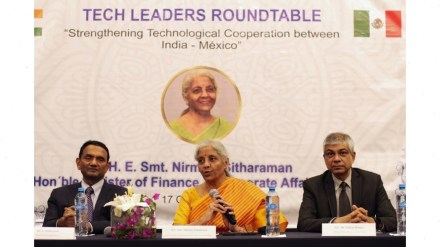 Finance Minister Nirmala Sitharaman in Mexico