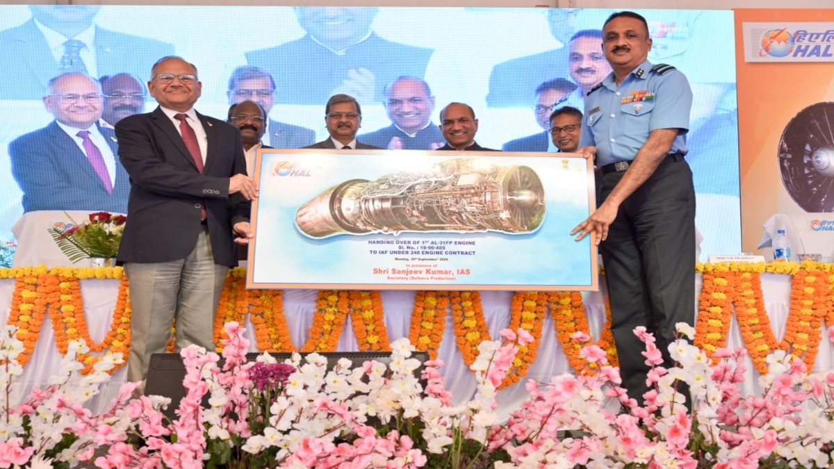 HAL Delivers First AL-31FP Engine for Su-30MKI to Indian Air Force Under New Contract.