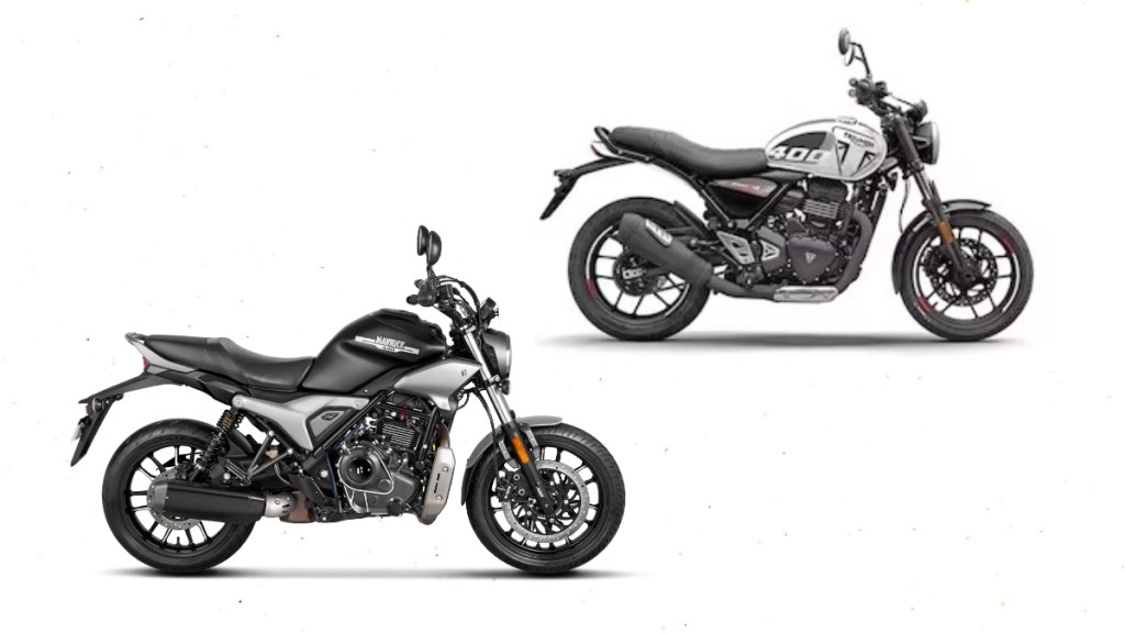 Hero Mavrick 440 vs Triumph Speed T4