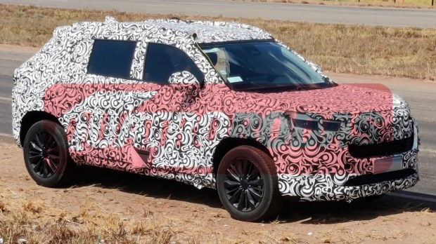 Honda Elevate hybrid spied