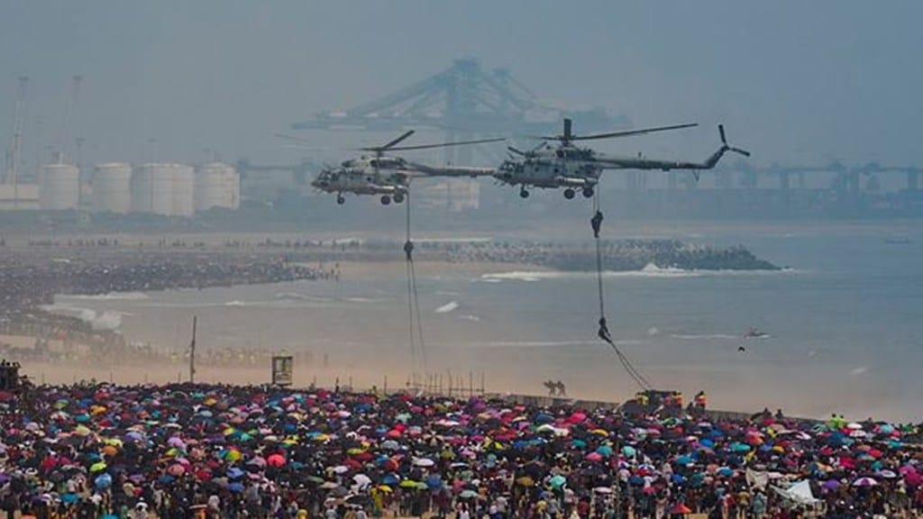 5 spectators die, many hospitalised due to dehydration at IAF's airshow in Chennai