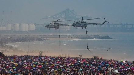 5 spectators die, many hospitalised due to dehydration at IAF's airshow in Chennai