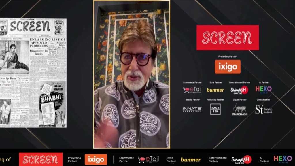 Amitabh Bachchan extends his best wishes as SCREEN magazine returns with a focus on responsible journalism