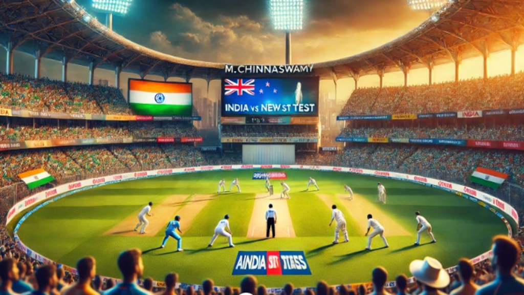 IND vs NZ 1st Test Live Cricket Score Streaming Online When and Where to Watch: The match will be broadcast live on Sports18. (Image: ChatGPT AI)