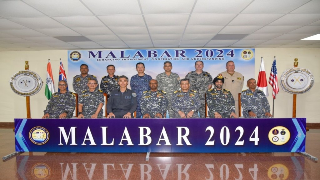 The sea phase of Malabar 2024, held off the coast of Visakhapatnam, served as a testament to the operational capabilities of the Quad navies. (Indian Navy)