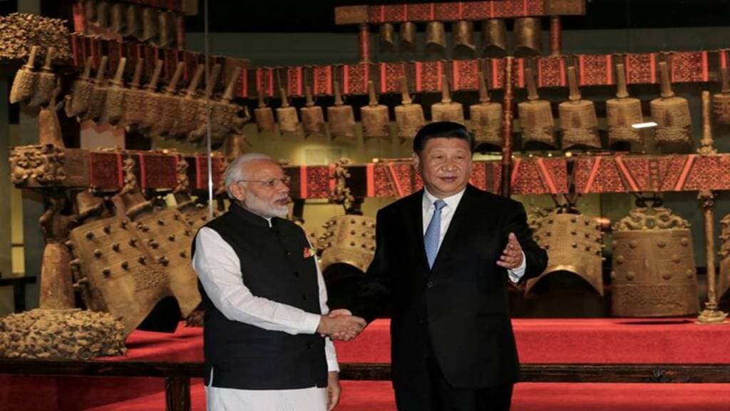 Modi Xi meeting at BRICS Summit
