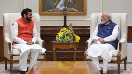 CM Nayab Singh Saini meets PM Modi after stunning victory in Haryana polls