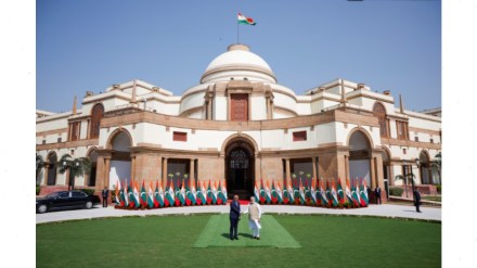 PM Modi with Maldives President Muizzu
