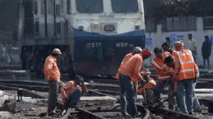 Railway workers