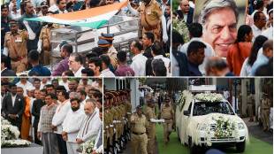 Ratan Tata funeral pics