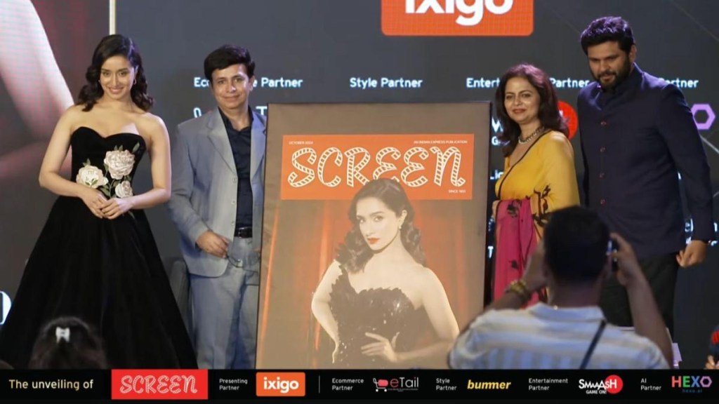 SCREEN, Shraddha Kapoor, Rajkumar Hirani, Vijay Varma, screen magazine, screen magazine india, screen launch, indian express, indian express news, indian express online, indian express entertainment, the indian express, screen awards, screen awards 2024, indian express screen, screen indian express, Shraddha Kapoor movies, Shraddha Kapoor interview, Shraddha Kapoor new movie, actress Shraddha Kapoor, Rajkumar Hirani movies, Vijay Varma movies, Rajkumar Hirani new movie, Vijay Varma movie SCREEN, Shraddha Kapoor, Rajkumar Hirani, Vijay Varma, screen magazine, screen magazine india, screen launch, indian express, indian express news, indian express online, indian express entertainment, the indian express, screen awards, screen awards 2024, indian express screen, screen indian express, Shraddha Kapoor movies, Shraddha Kapoor interview, Shraddha Kapoor new movie, actress Shraddha Kapoor, Rajkumar Hirani movies, Vijay Varma movies, Rajkumar Hirani new movie, Vijay Varma movie