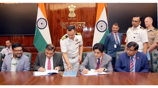 Signing of the contract