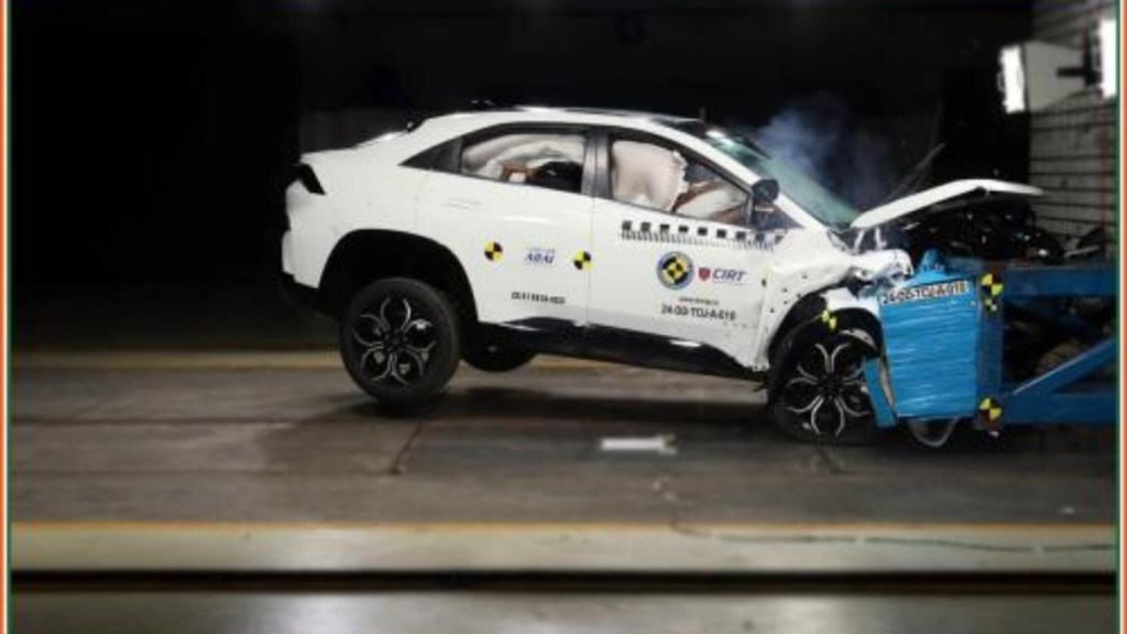 Tata Curvvs scored 5-star safety rating at Bharat NCAP (Image: BNCAP)