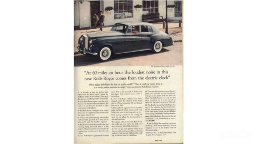 Ogilvy spent weeks immersing himself in Rolls-Royce’s technical details, studying everything from engineering documents to car reviews. Ogilvy spent weeks immersing himself in Rolls-Royce’s technical details, studying everything from engineering documents to car reviews.
