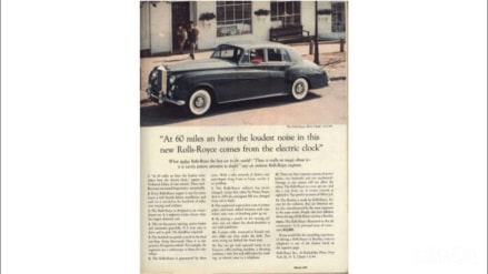 Ogilvy spent weeks immersing himself in Rolls-Royce’s technical details, studying everything from engineering documents to car reviews.