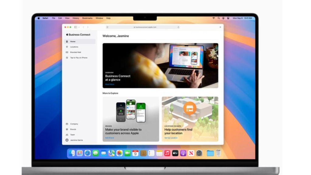 With Business Connect, businesses can sign up to display their brand in the Mail and also in Phone apps