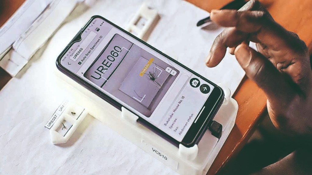 VectorCam, a new handheld tool developed by Soumyadipta Acharya and his team at Johns Hopkins University, can quickly identify mosquito species, sex, and abdominal status using AI algorithms.