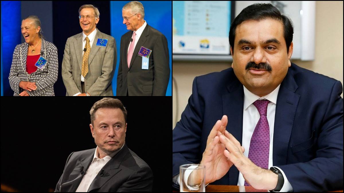 Billionaires in India, The Walton Family, The Walton Family net worth, Jim Walton, Alice Walton, Rob Walton, Gautam Adani, Gautam Adani net worth, Elon Musk, Elon Musk net worth, billionaires in the world, lifestyle