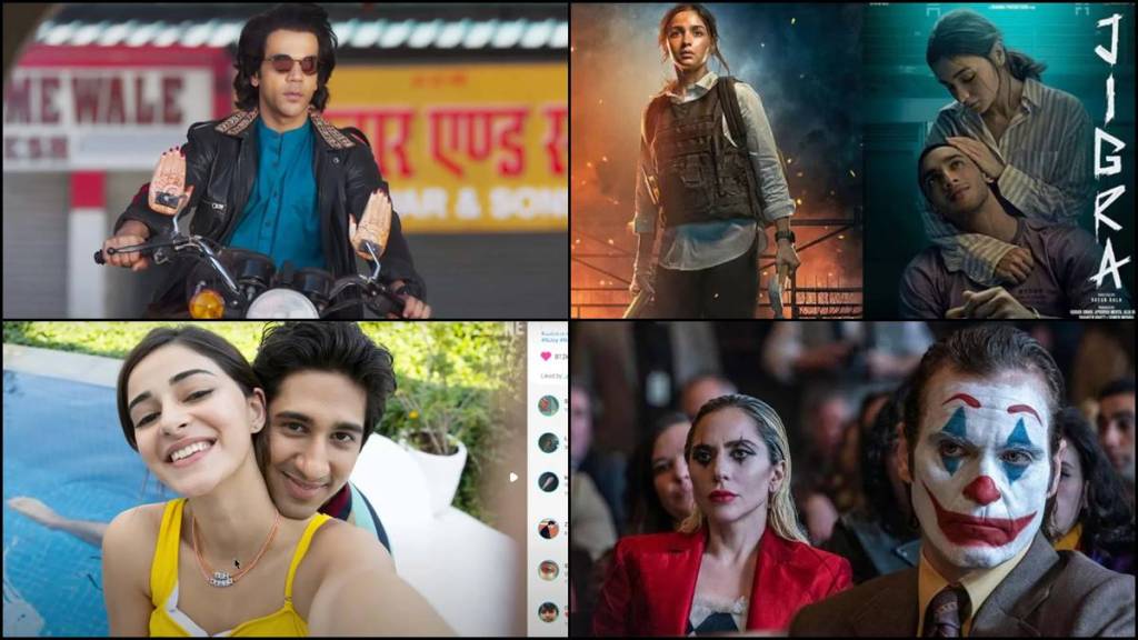 October 2024 movie releases, Alia Bhatt’s Jigra, Ananya Panday’s CTRL. Rajkummar Rao’s Vicky Vidya Ka Woh Wala Video, Must-watch films in theatres, must watch films in OTT, October movie releases, October best films, October Bollywood films, entertainment