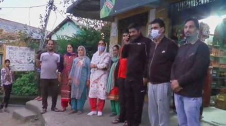 Villagers on the day of Diwali in Sammoo village of Himachal's Hamirpur district where centuries old curse of a distraught woman, who committed Sati on Diwali, keeps the village away from the festival of lights. (PTI Photo)