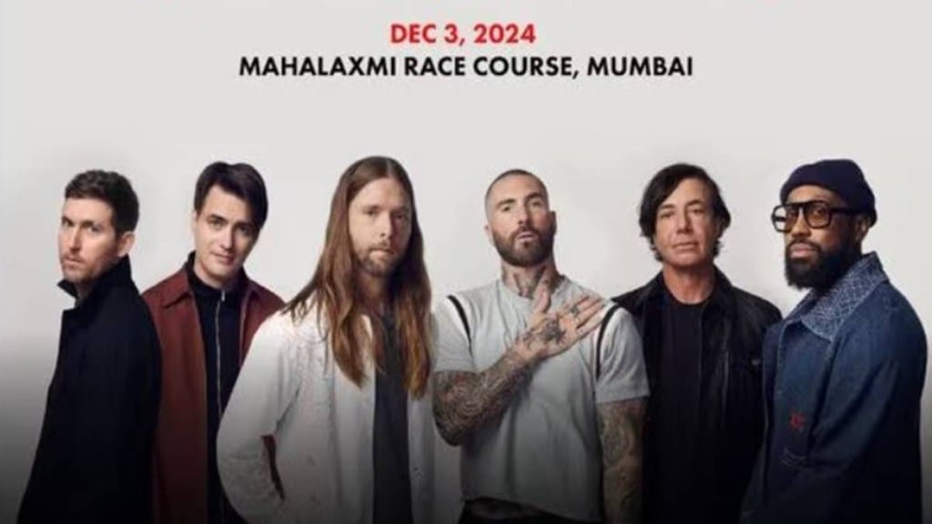 Maroon 5, Maroon 5 India concert, Maroon 5 tickets, Maroon 5 concert, how to book Maroon 5 tickets, Maroon 5 songs, Maroon 5 news, Maroon 5 BookMyShow, Maroon 5 concert free tickets