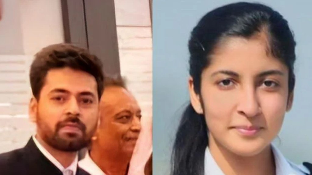 Aditya Pandit, the accused (left) and victim Srishti Tuli (right). (Express Photo)