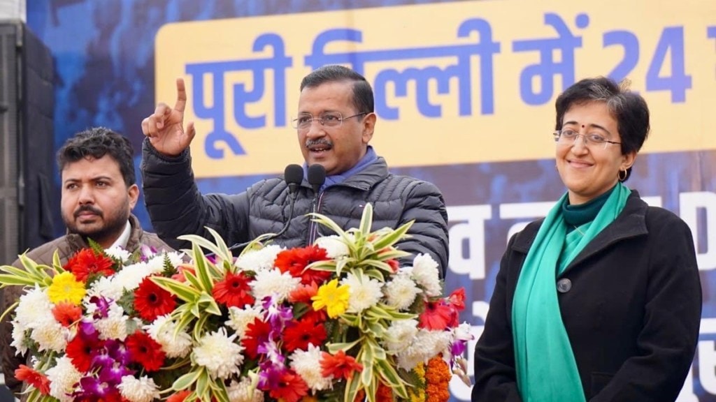 AAP Full list of Candidates: AAP national convener Arvind Kejriwal with Delhi Chief Minister Atishi. (File Image/X)