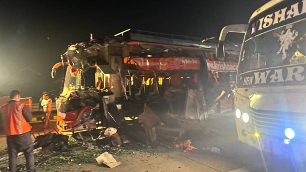 Five, including child, killed after double-decker bus rams into truck in UP's Aligarh