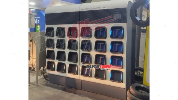 Honda swappable battery station