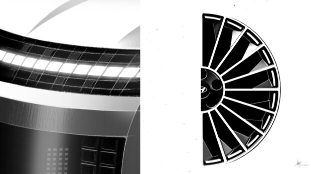 Hyundai Ioniq 9 headlamps wheels