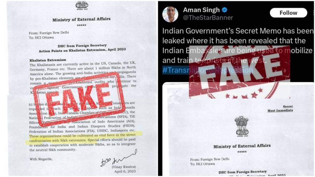 India Canada tension