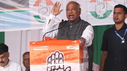Congress leader Mallikarjun Kharge in Jharkhand. (File Image)