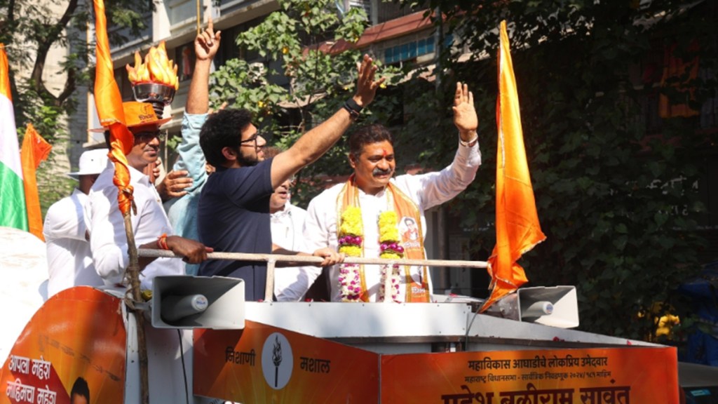 Mahesh Sawant bagged the Mahim seat. (Photo: X)