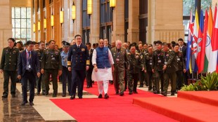 At the 11th ASEAN Defence Ministers’ Meeting-Plus (ADMM-Plus) held in Vientiane, Laos, on November 21, 2024. (Image Source: Ministry of Defence)
