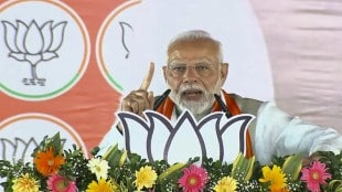 Prime Minister Narendra Modi addresses a public meeting ahead of Jharkhand Assembly elections, in Garhwa district, Jharkhand, Monday, Nov. 4, 2024. (PTI Photo)